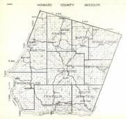 Howard County, Chariton, Prairie, Burton, Bonne Femme, Chariton, Richmond, Boons Lick, Moniteau, Missouri State Atlas 1940c
